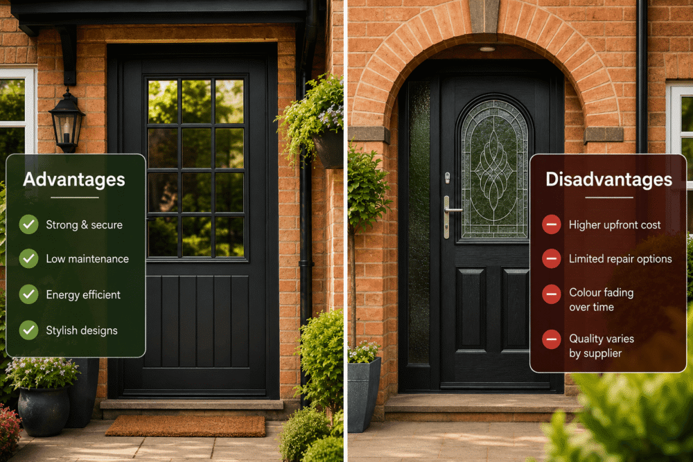 Advantages and Disadvantages of Composite Doors in Leicester