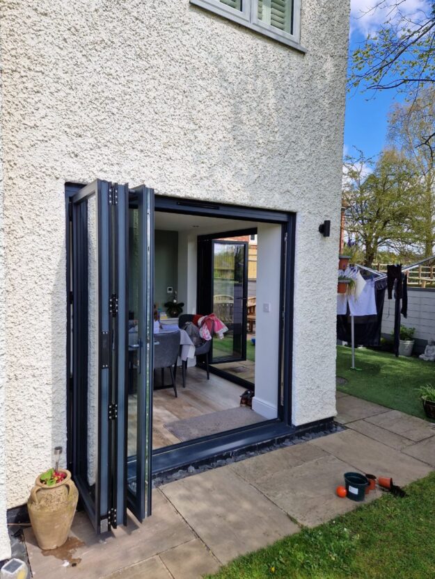 aluminium bifold doors leicester